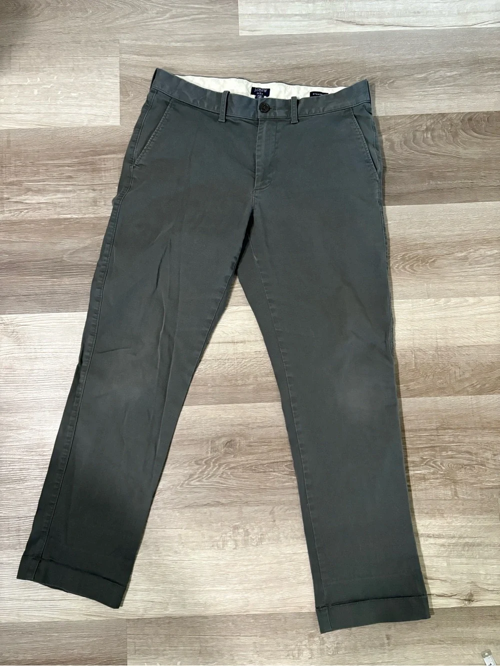 J.Crew Men's Olive Greenish Grey  Chino Pants